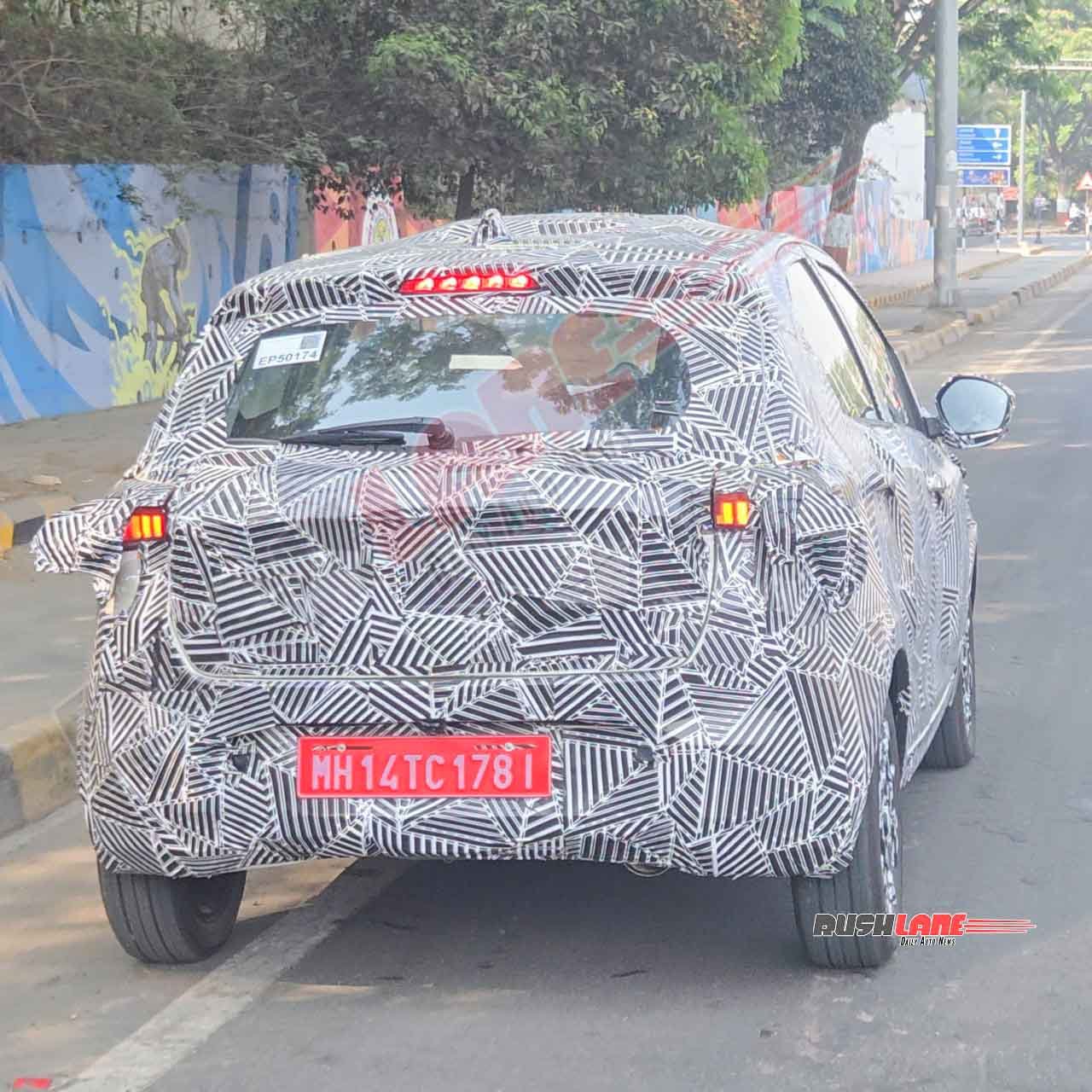 2026 Tata Tiago facelift spied