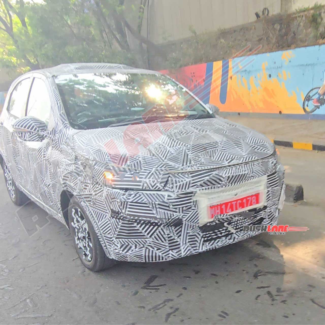 2026 Tata Tiago facelift spied