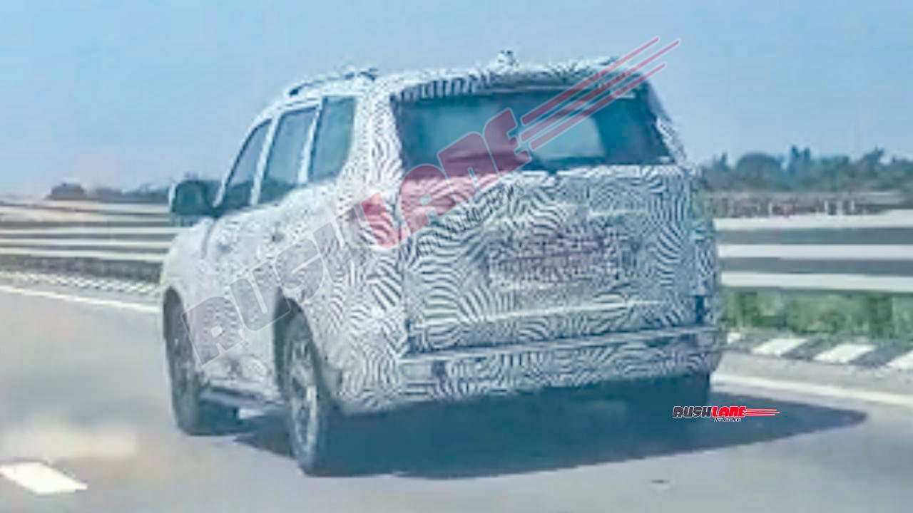 Mahindra Scorpio N facelift spied