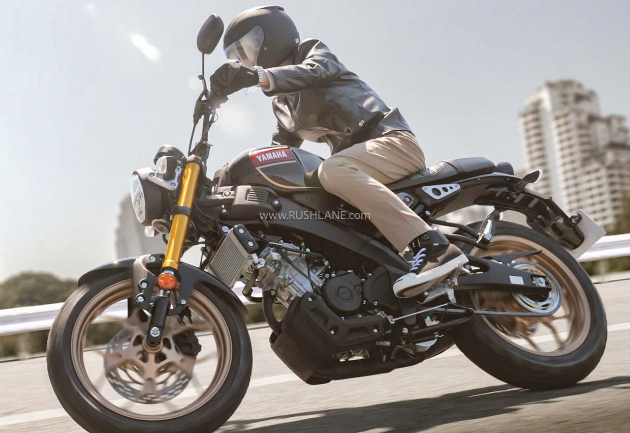 2026 Yamaha XSR155 Launched in Japan – Black Metallic 12