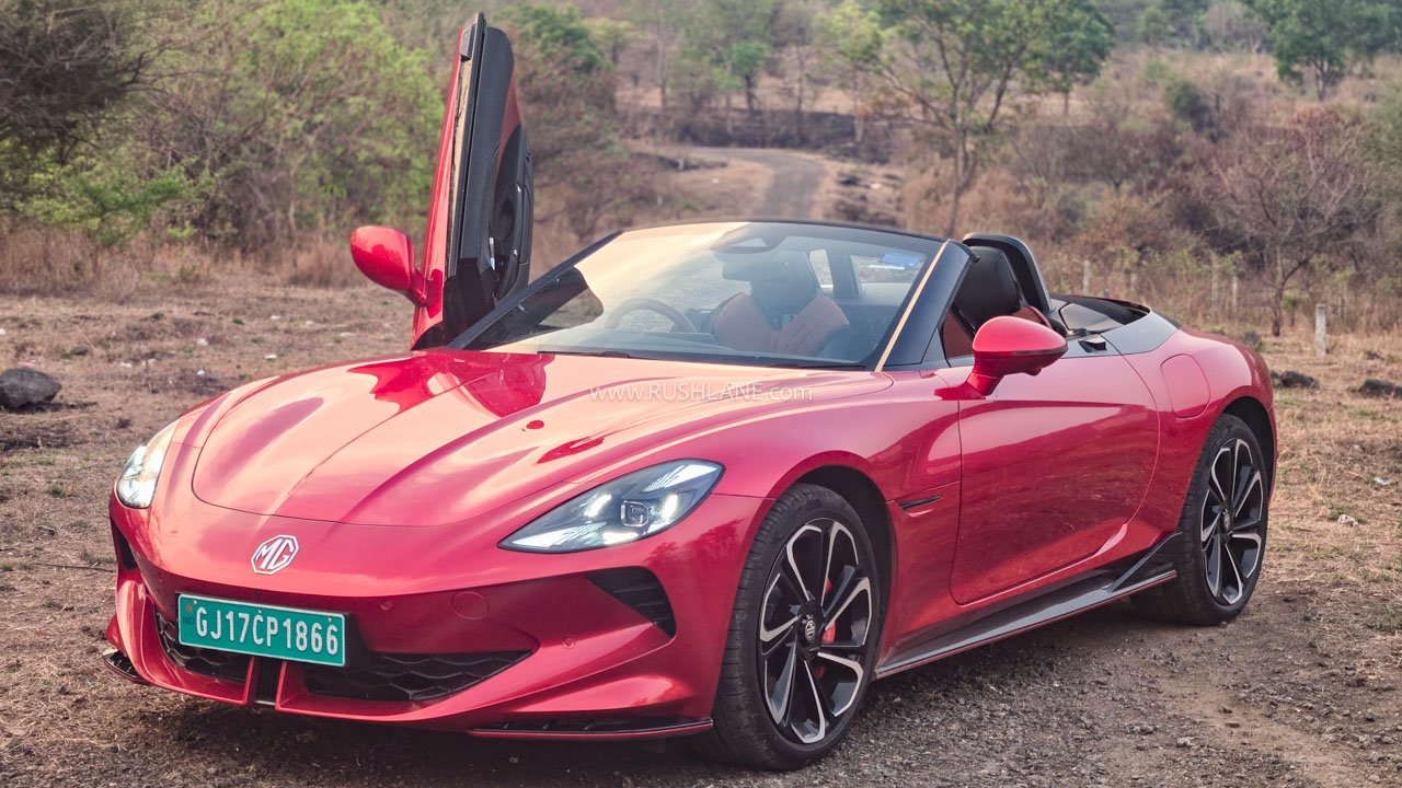 mg cyberster electric sportscar review