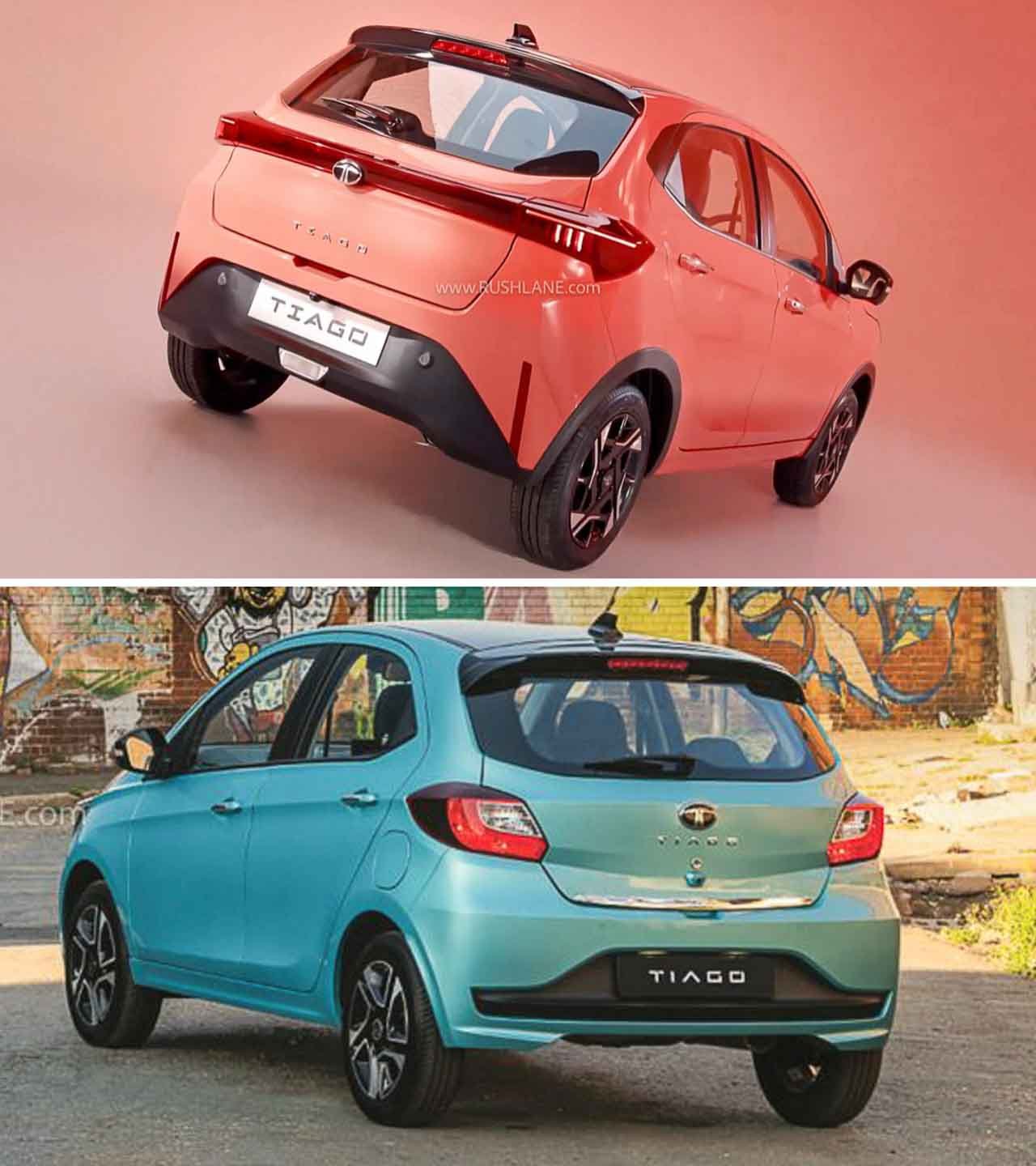Tata Tiago Facelift ICE – Old vs New 