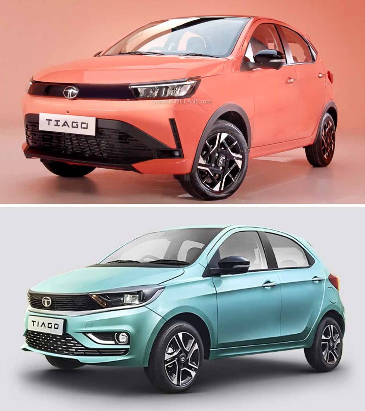 Tata Tiago Facelift ICE – Old vs New