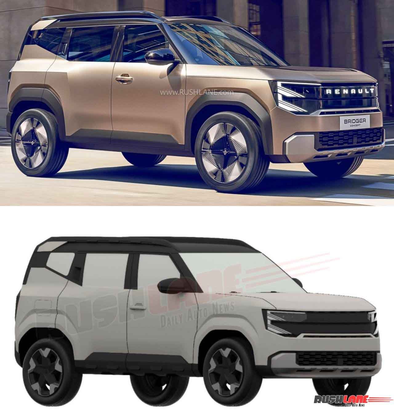 Renault Bridger SUV design patented