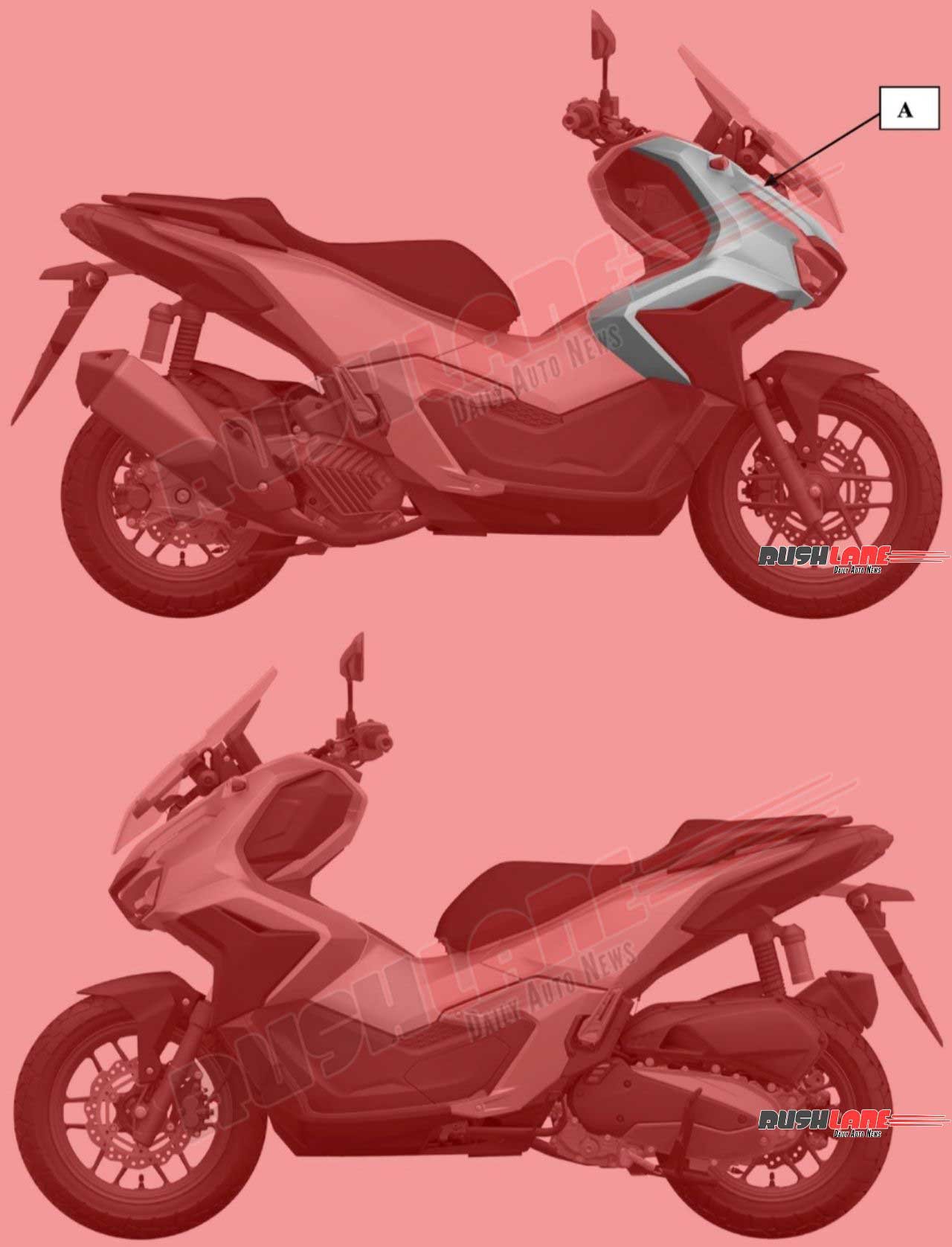 Honda ADV 160 patented in India