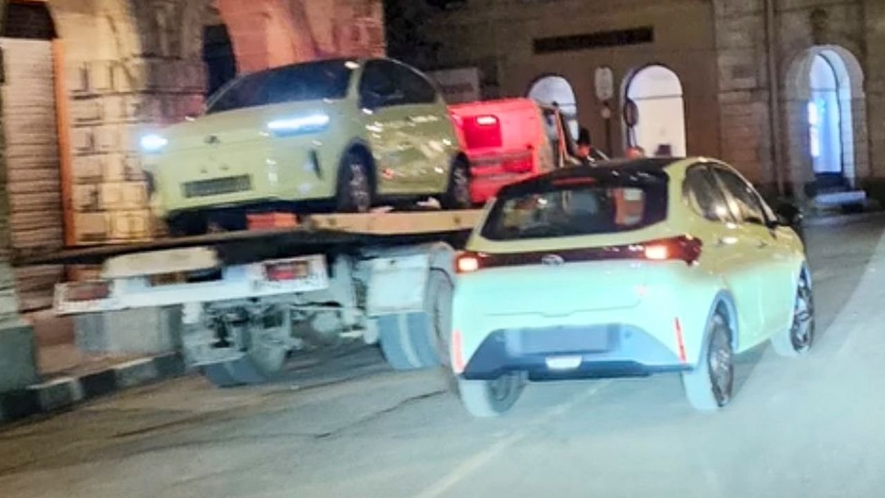 New Tata Tiago secretly spied