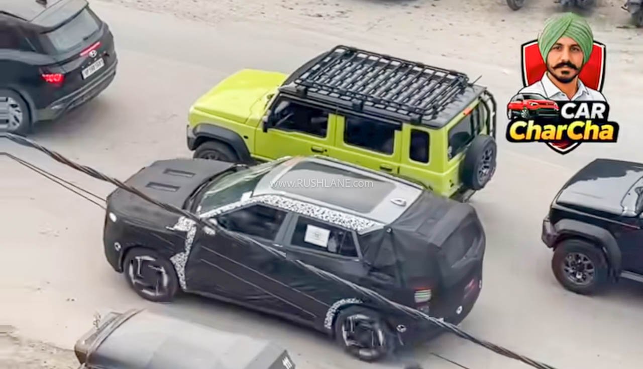 New Hyundai Creta seen next to Jimny