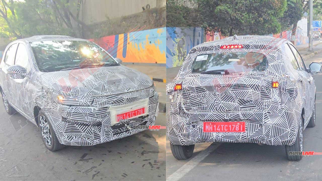 2026 Tata Tiago facelift spied