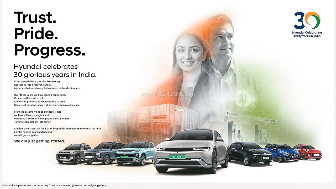 Hyundai Motor celebrates 30 glorious years in India