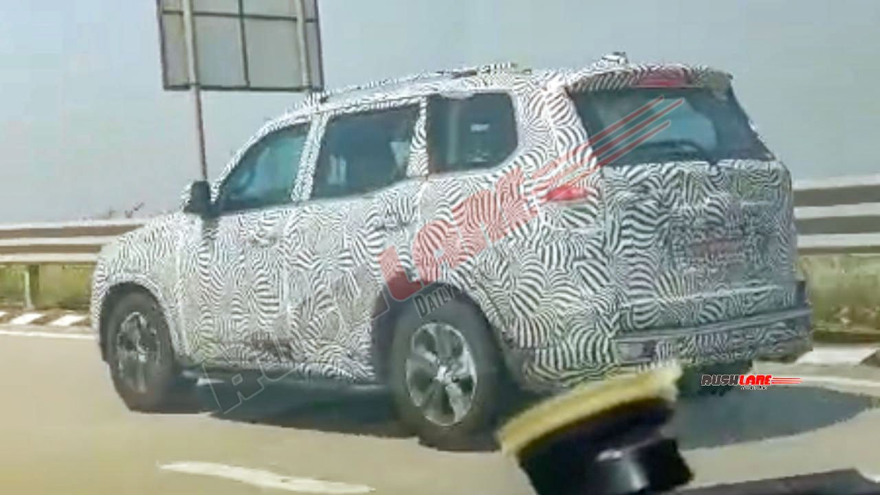 Mahindra Scorpio N facelift spied