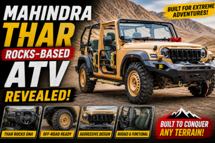 Mahindra Thar Rocks-based ATV revealed