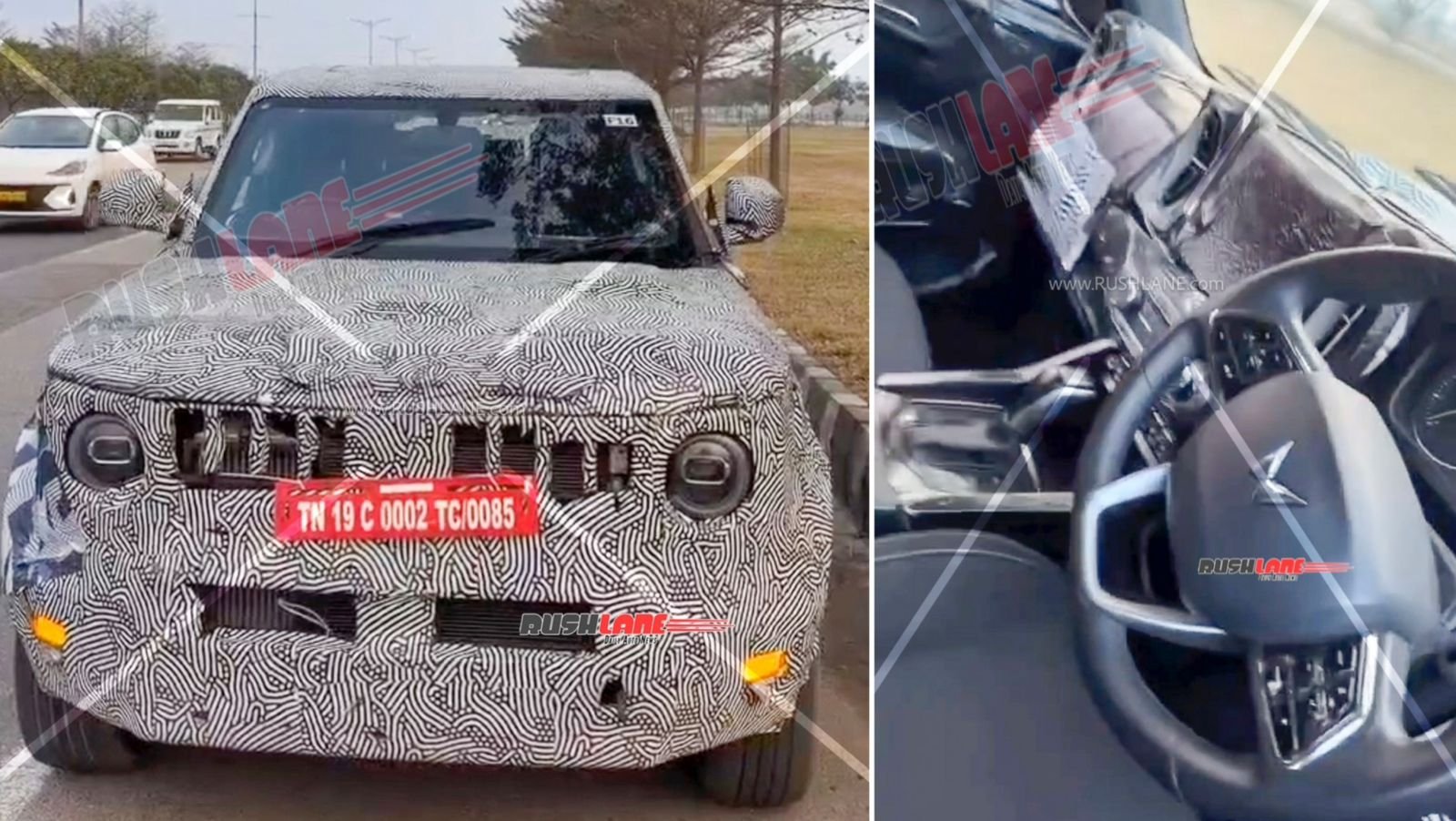 Mahindra Vision S diesel auto spied