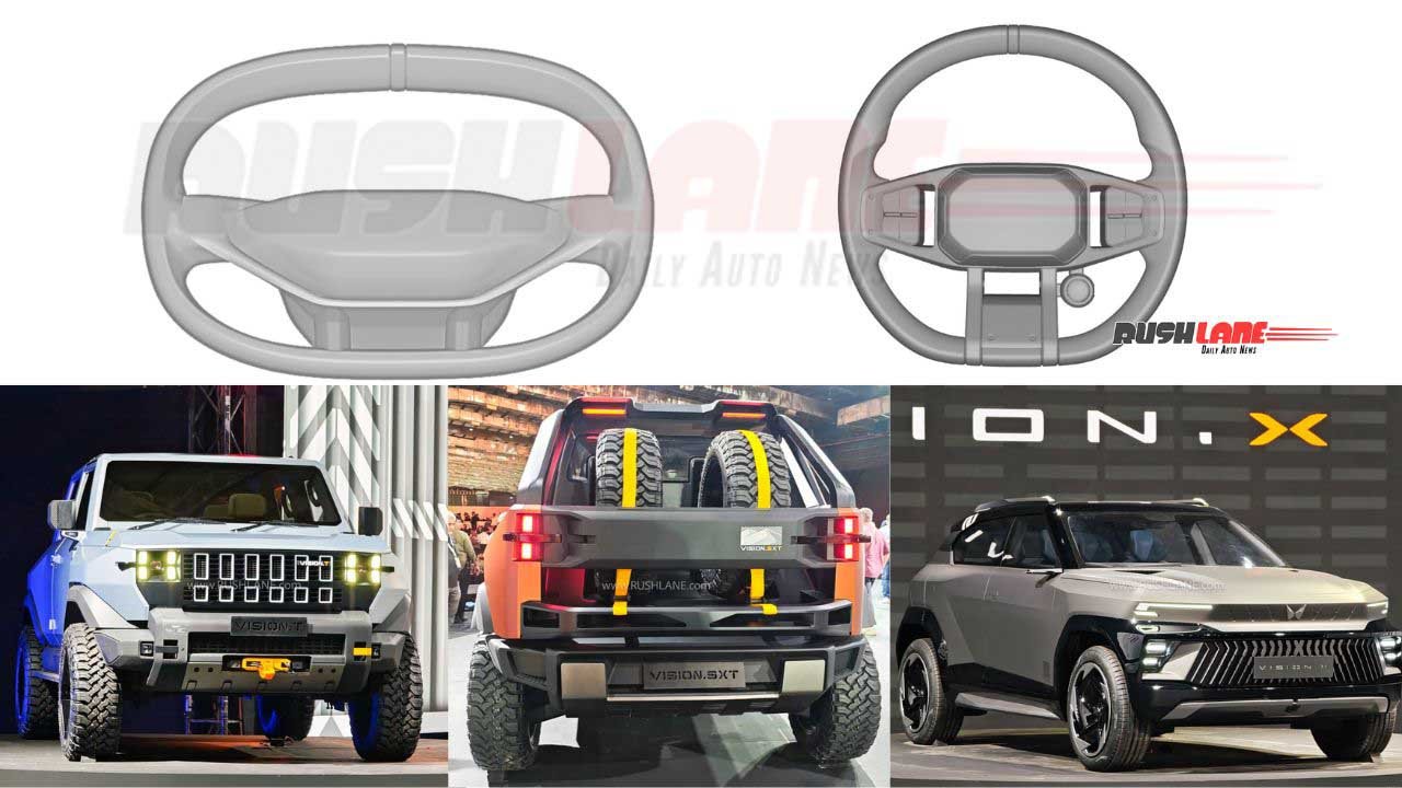 Mahindra patents new steering wheel for upcoming SUV