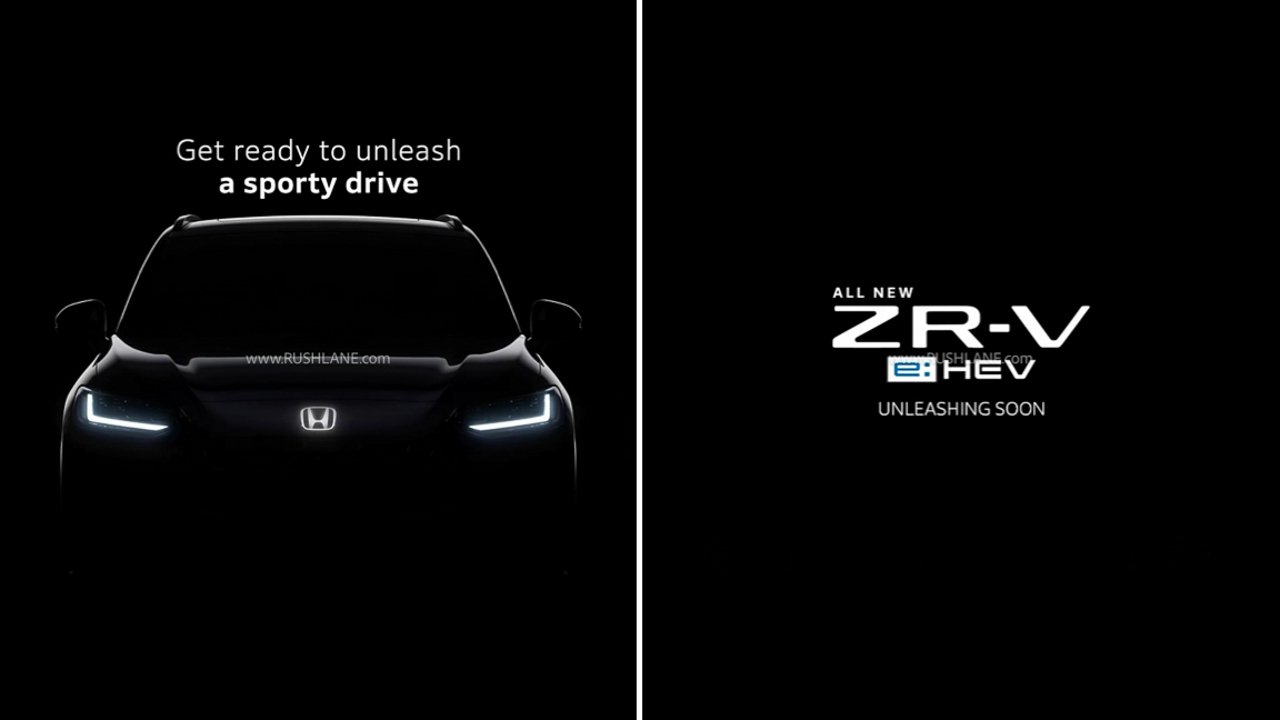Honda ZR-V hybrid SUV teaser