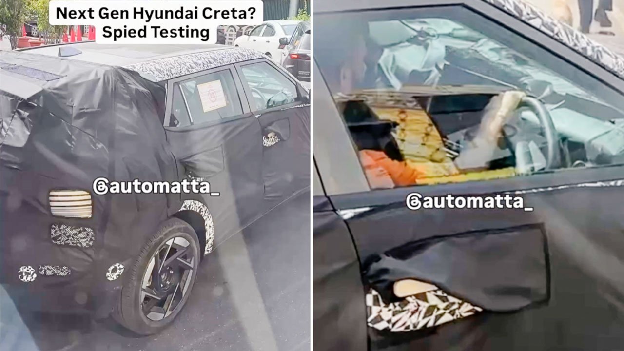 New Hyundai Creta spotted with Plios screen in India