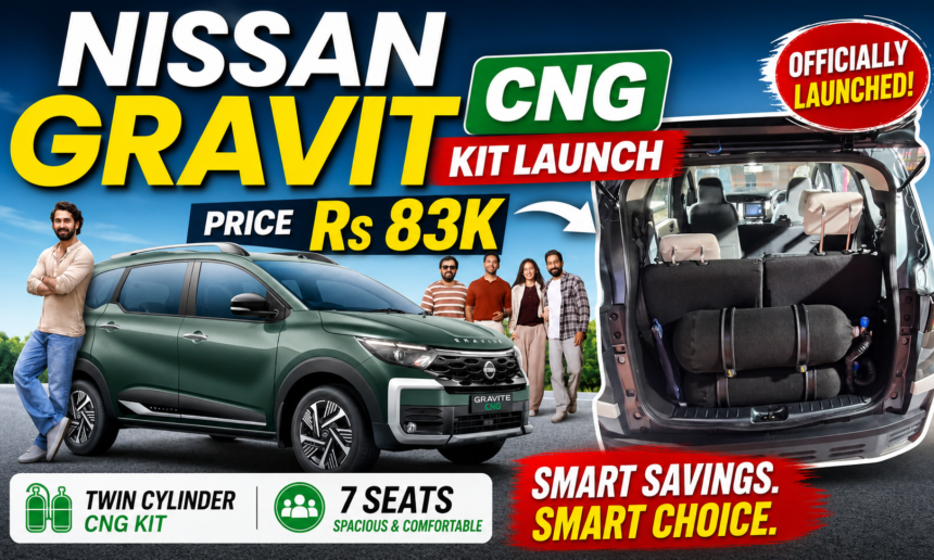 Nissan Gravit CNG Kit Launch Price Rs 83K