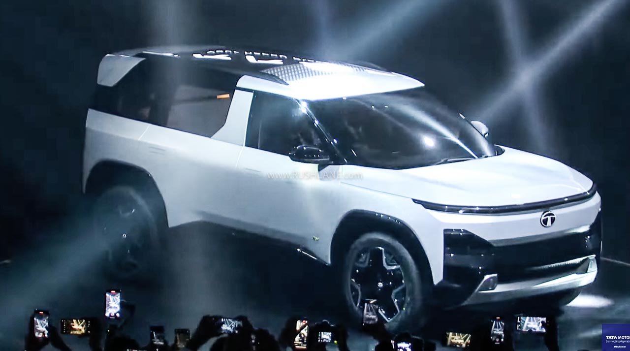 Tata Sierra EV showcased at 2023 Auto Expo