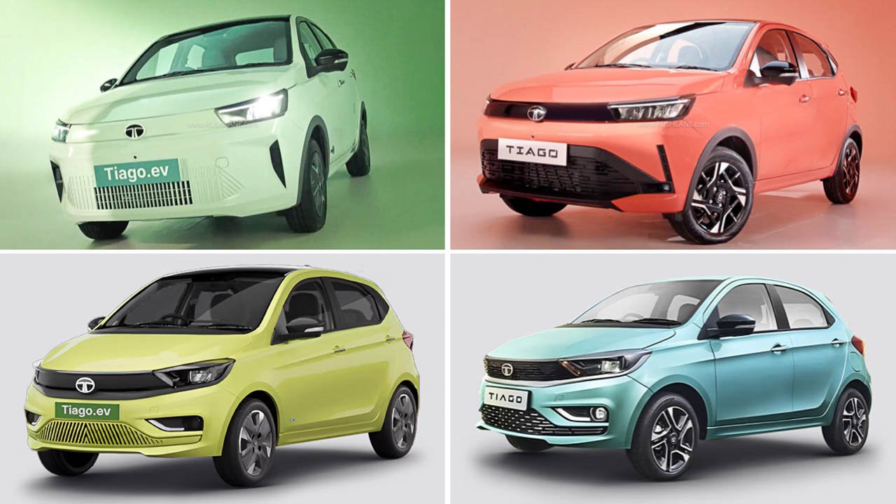 Tata Tiago Facelift ICE and EV – Old vs New 
