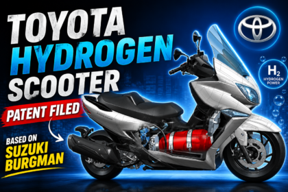 Toyota hydrogen scooter patent filed – based on Suzuki Burgman