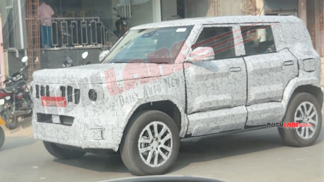 Mahindra Vision S spied again