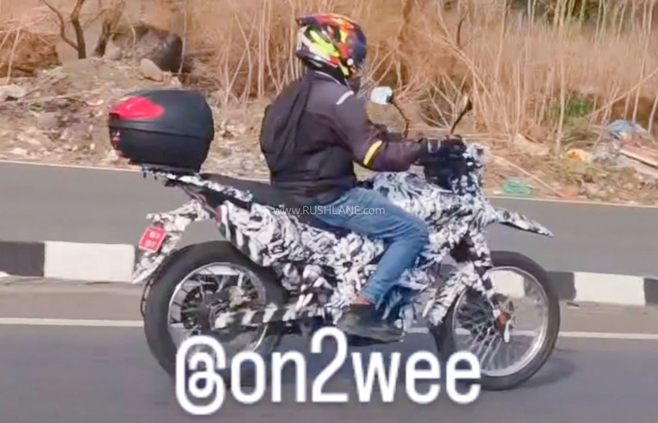 New Bajaj ADV motorcycle spied