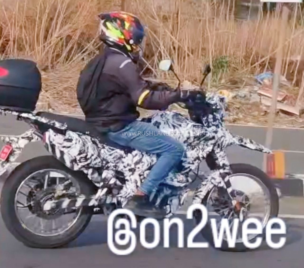New Bajaj ADV motorcycle spied