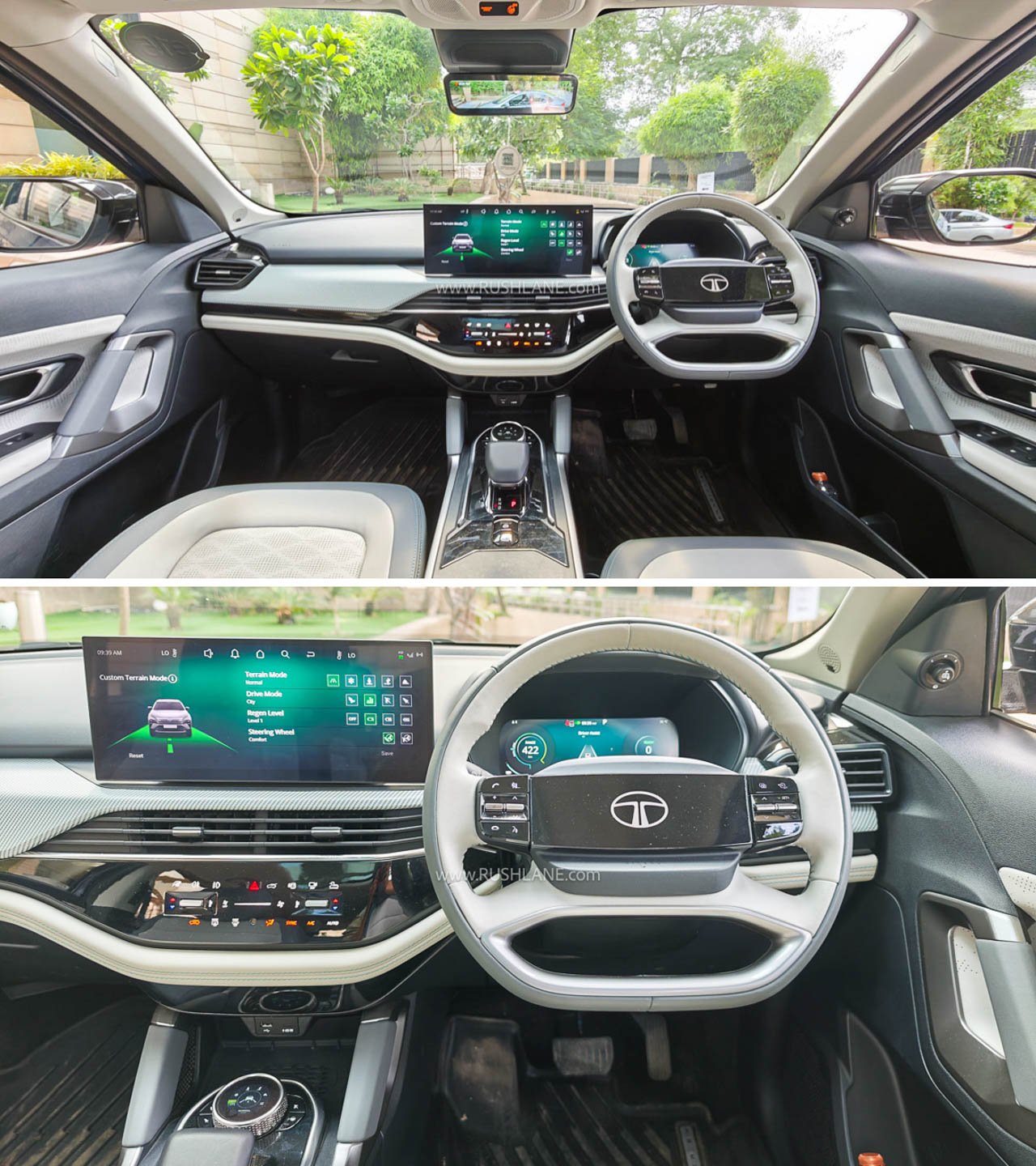 Tata Harrier EV Dashboard
