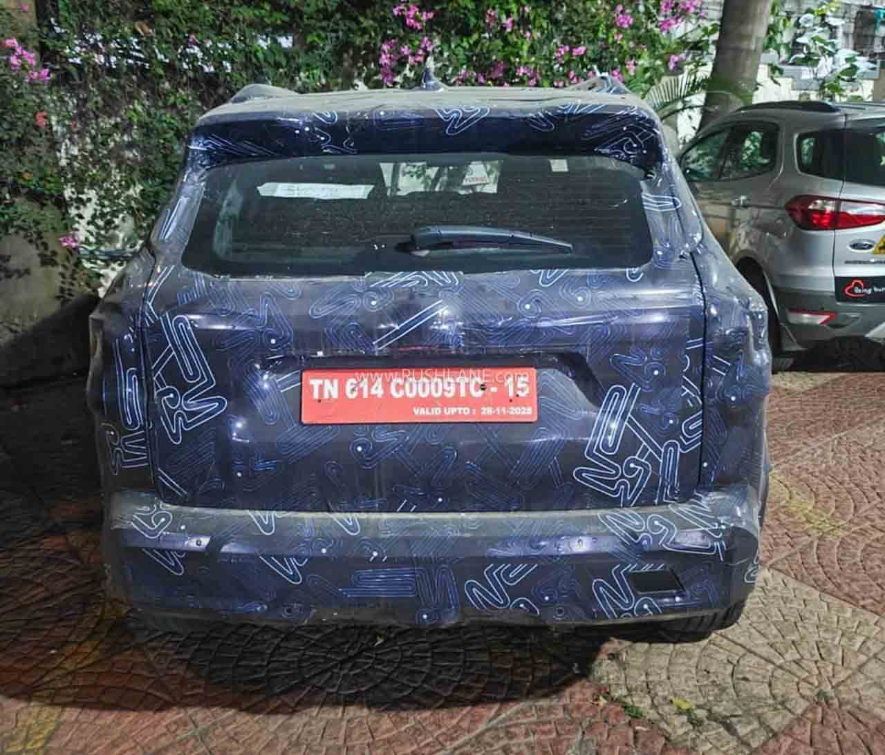 Nissan Tecton spied in final testing: Credits - Reddit