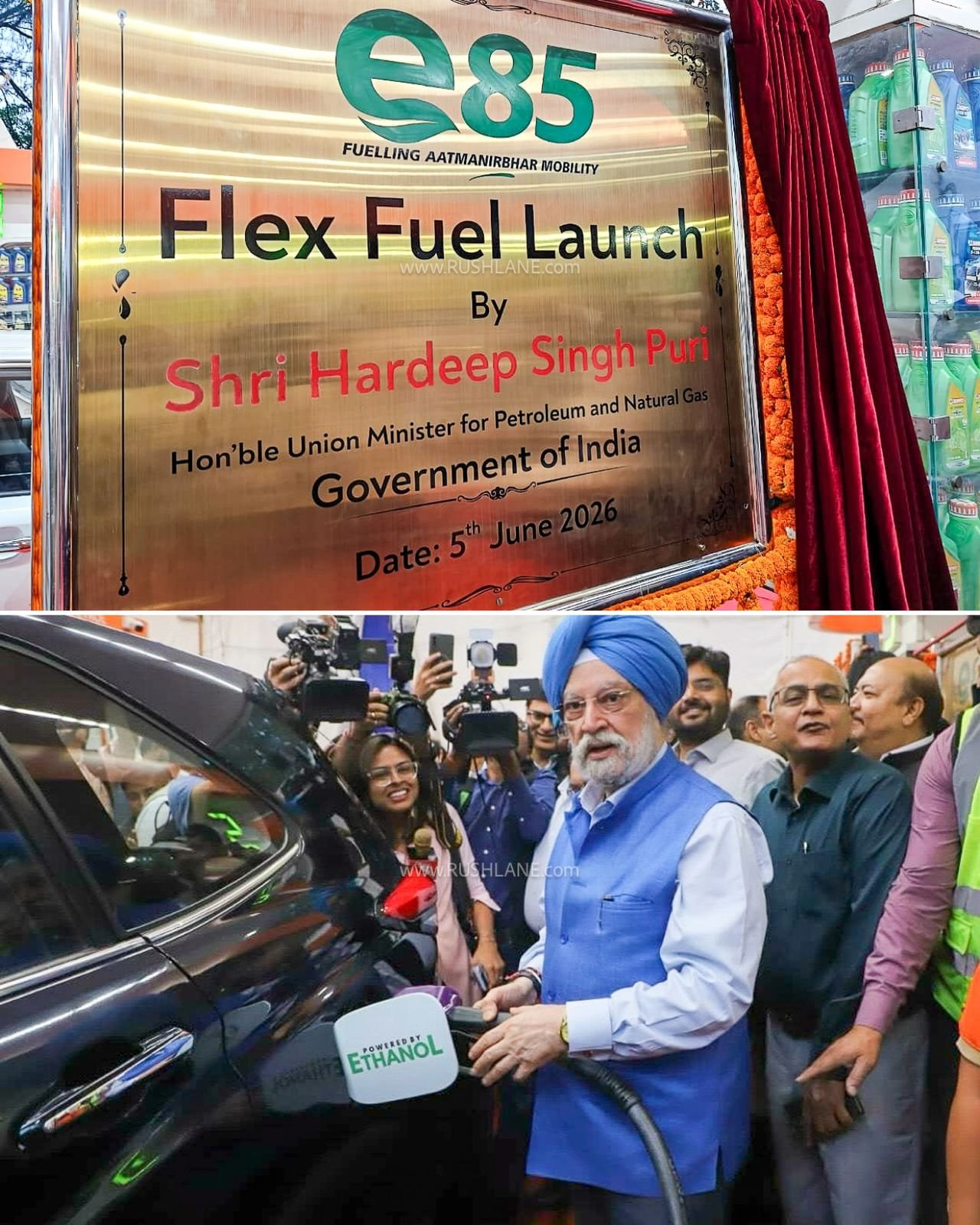 E85 fuel launched in India