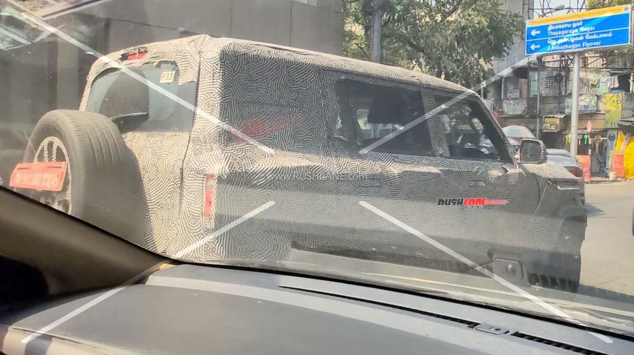 Upcoming Mahindra Vision S spied