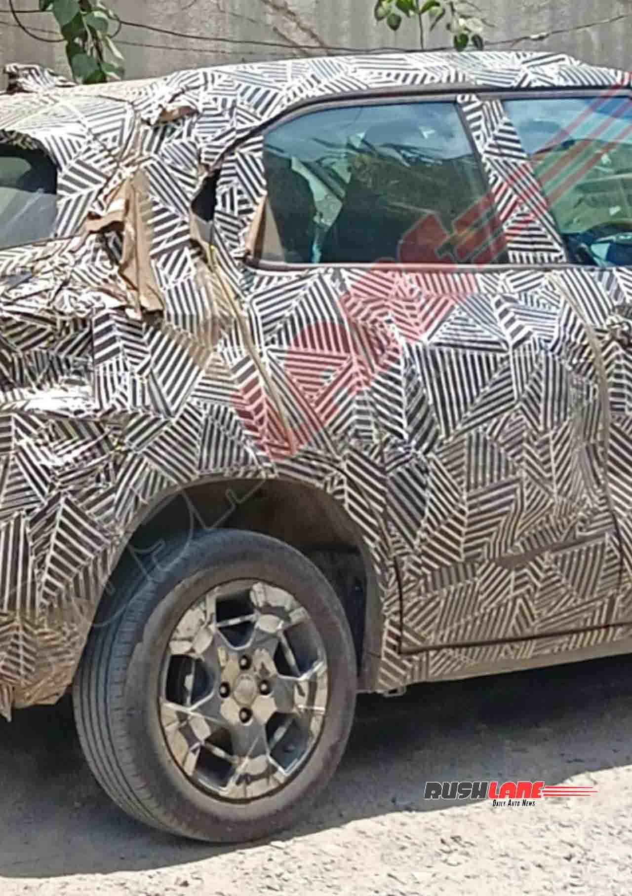 New Tata Punch spotted testing – flex fuel vehicle?