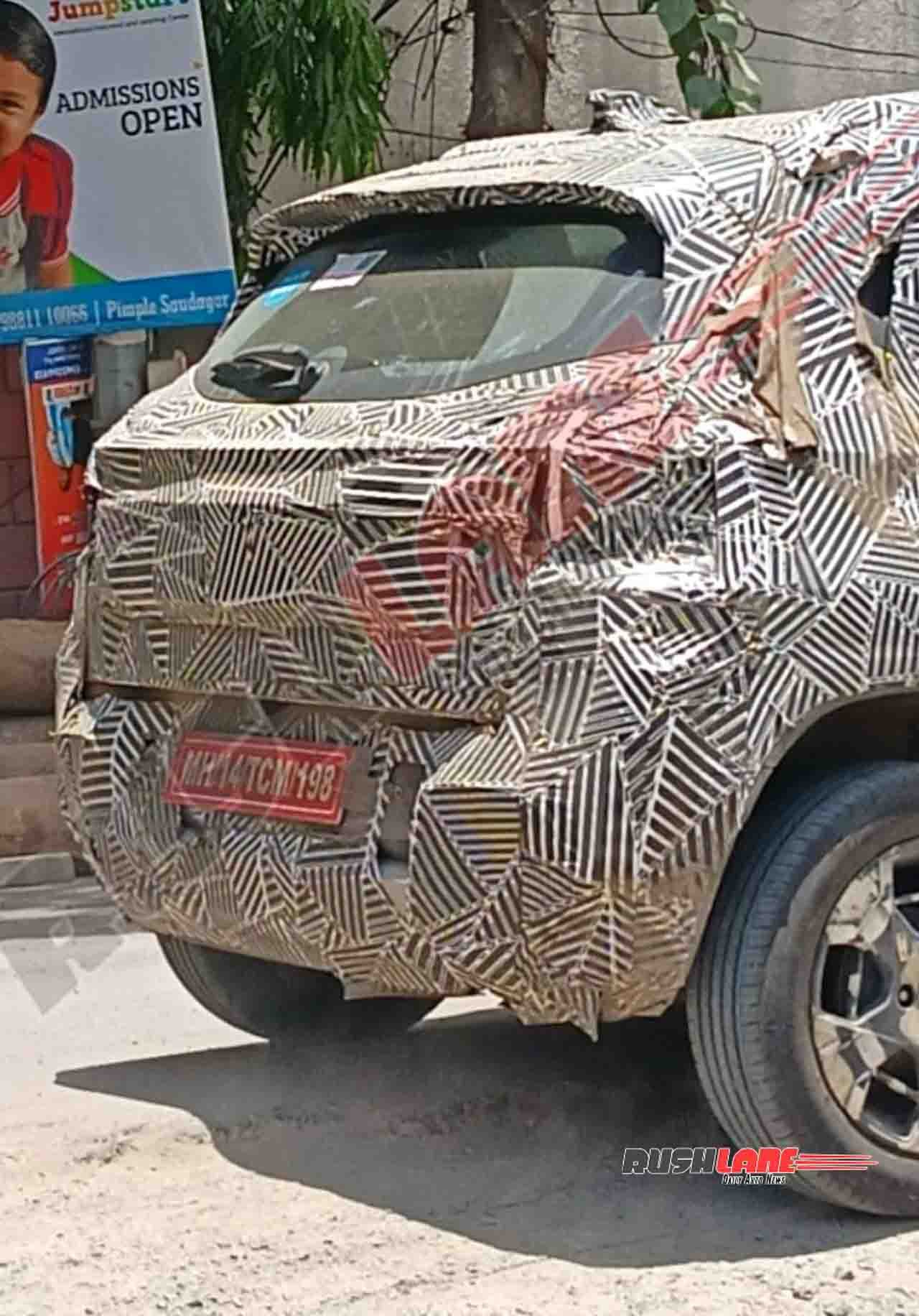 New Tata Punch spotted testing – flex fuel vehicle?