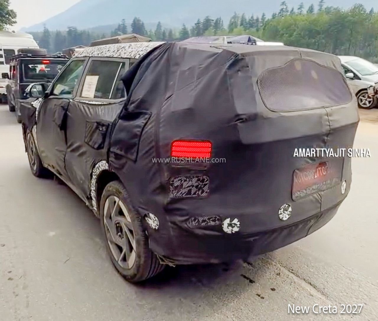 New Hyundai Creta spied