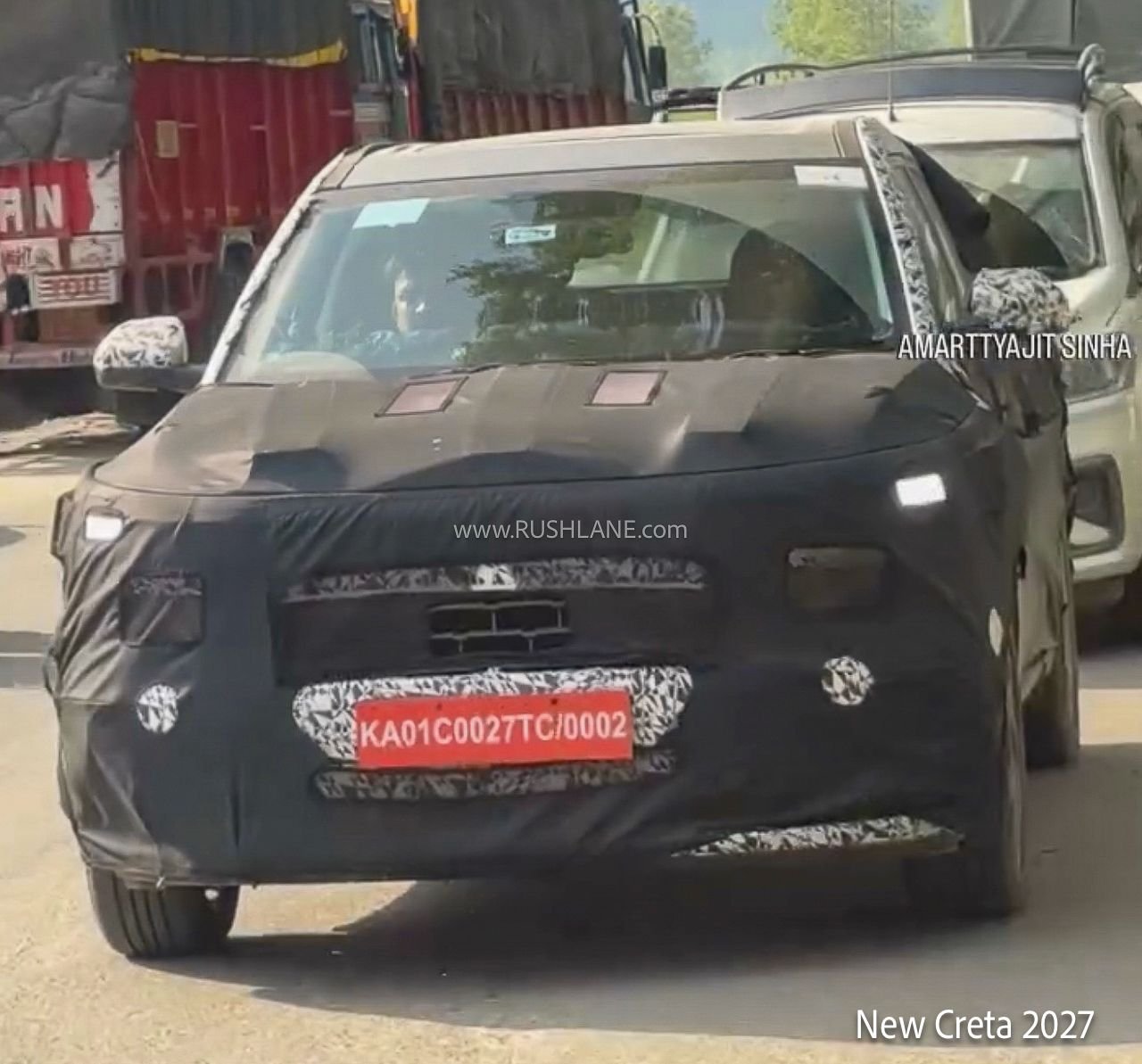 New Hyundai Creta spied