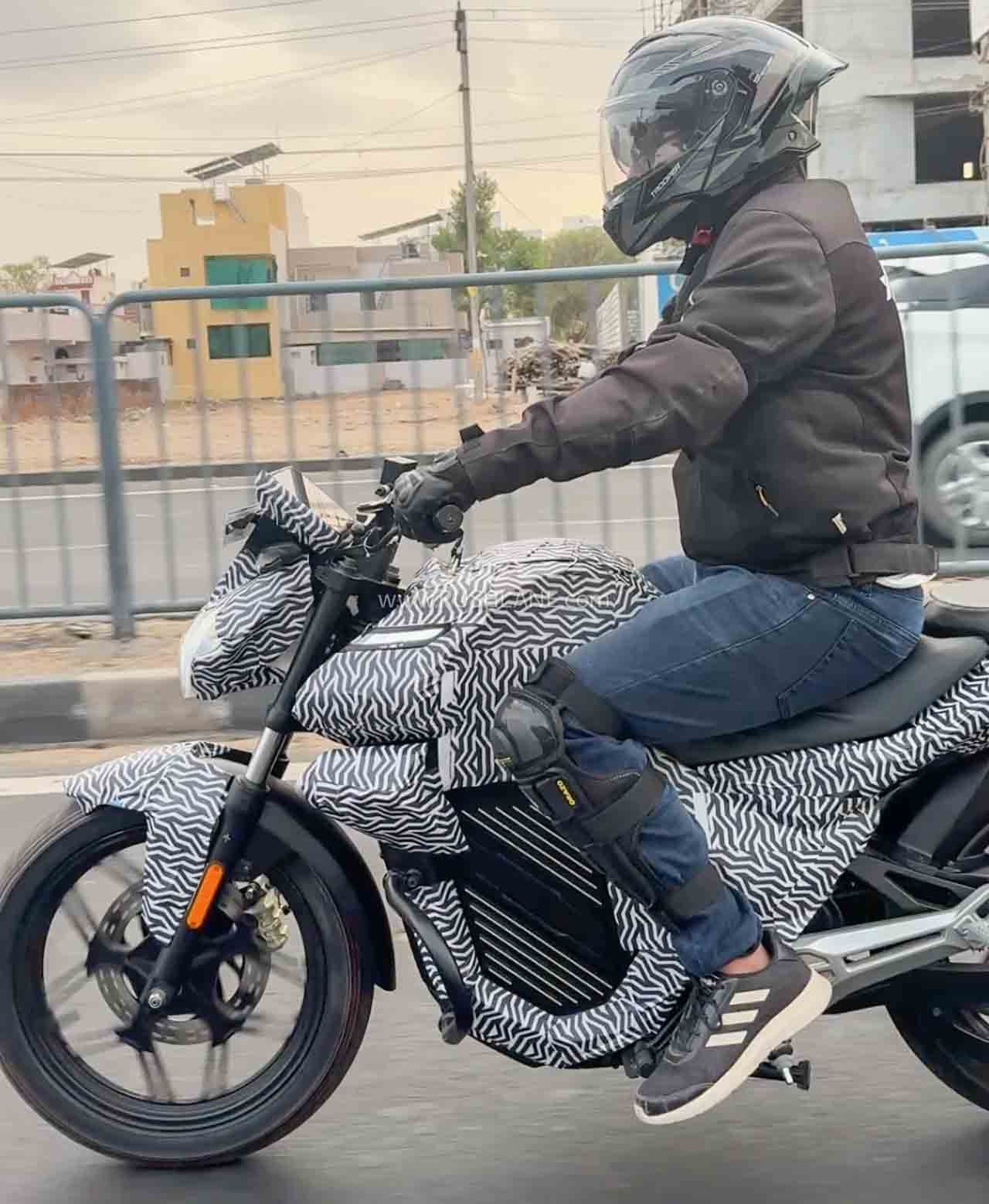New Avor electric motorcycle spied