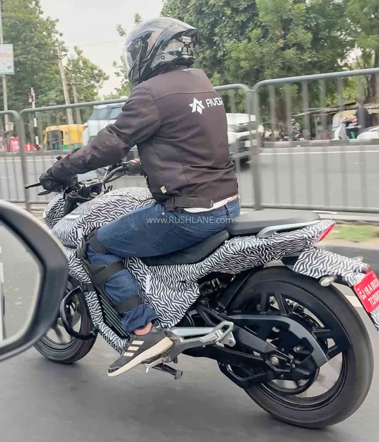 New Avor electric motorcycle spied