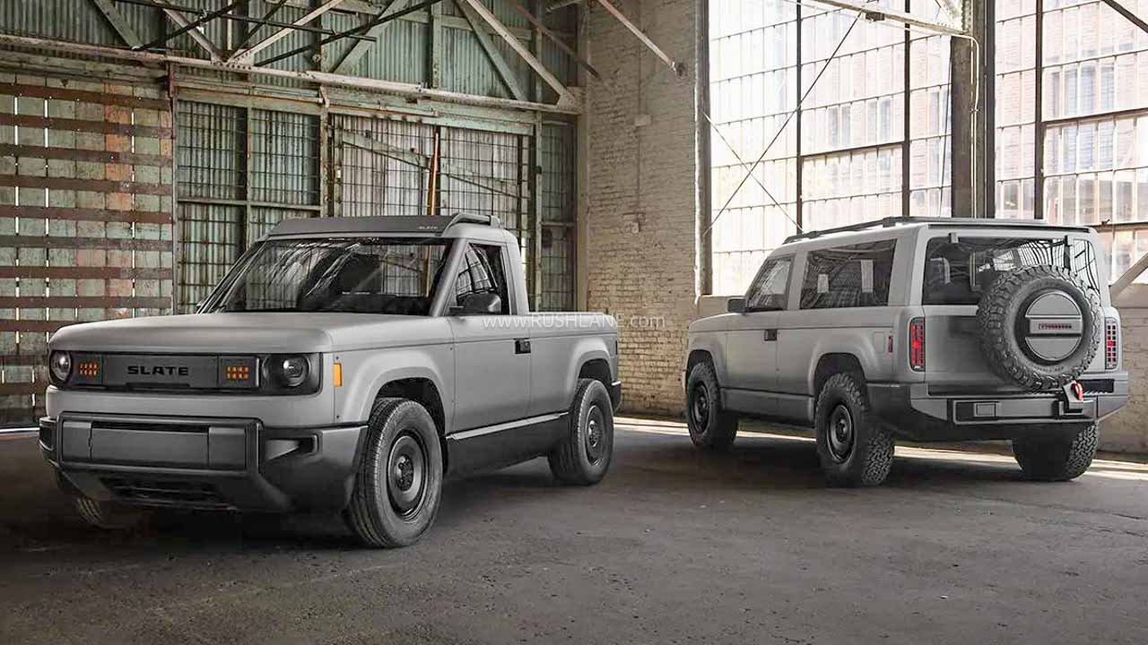 Slate Electric SUV, Pickup Truck