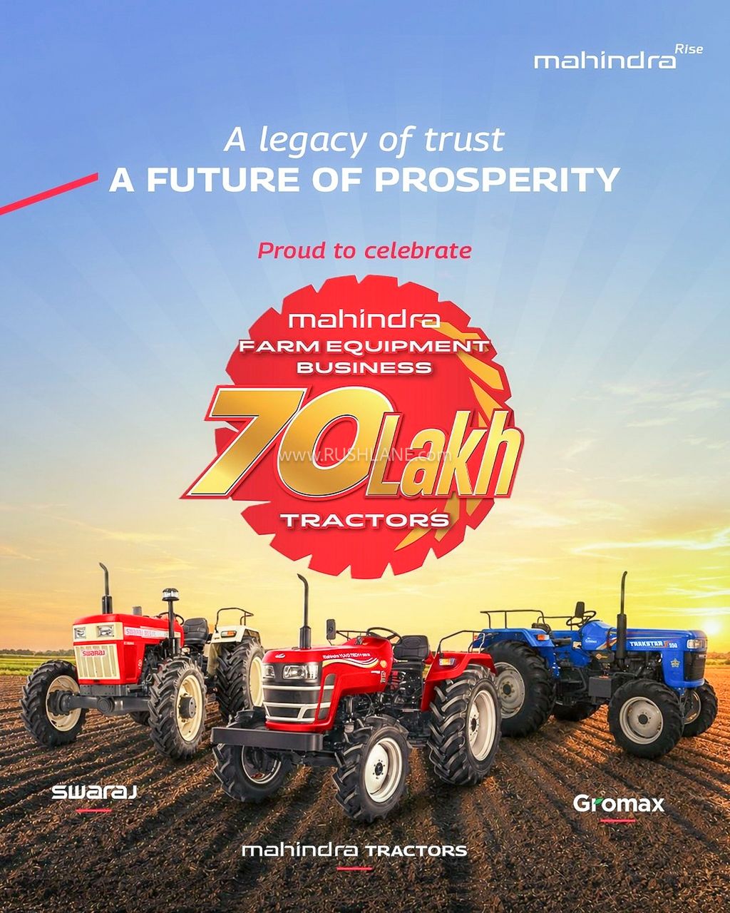 Mahindra Tractors hits 70 lakh production milestone