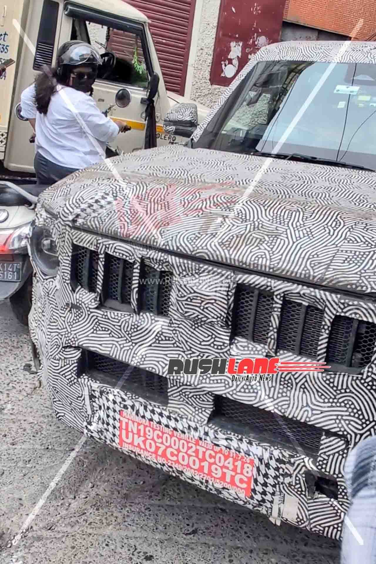 Mahindra Vision S spied in Mussoorie