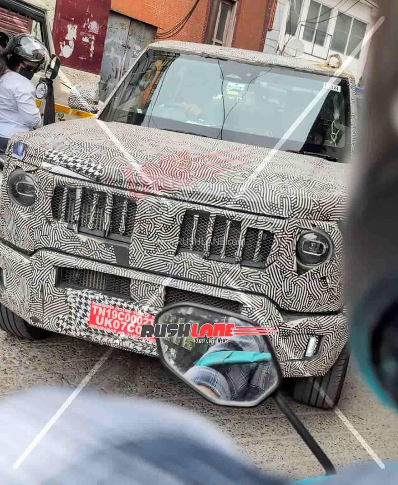 Mahindra Vision S spied in Mussoorie