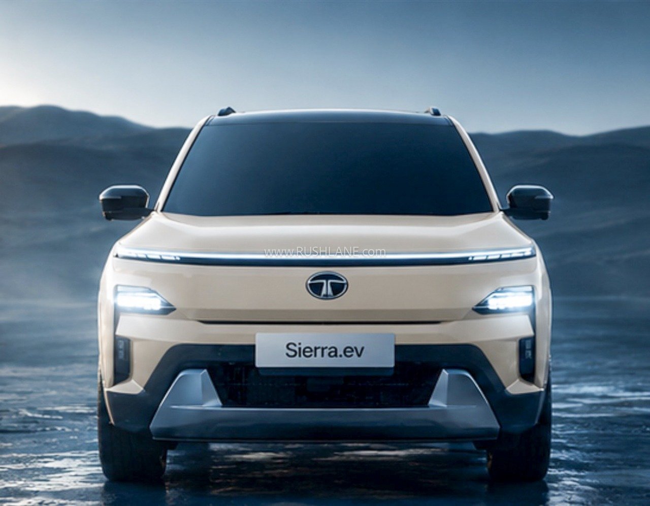 Tata Sierra EV digital render based on teaser
