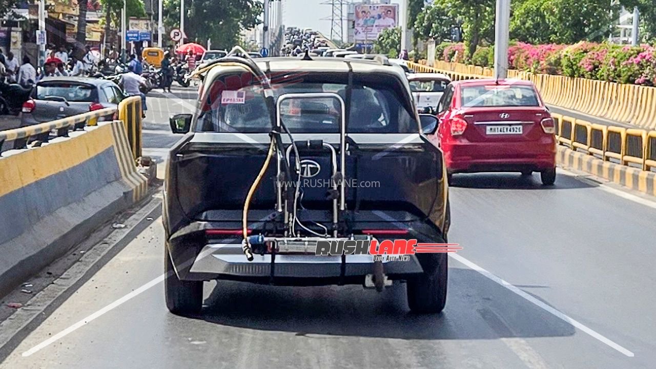 Tata Sierra CNG spied