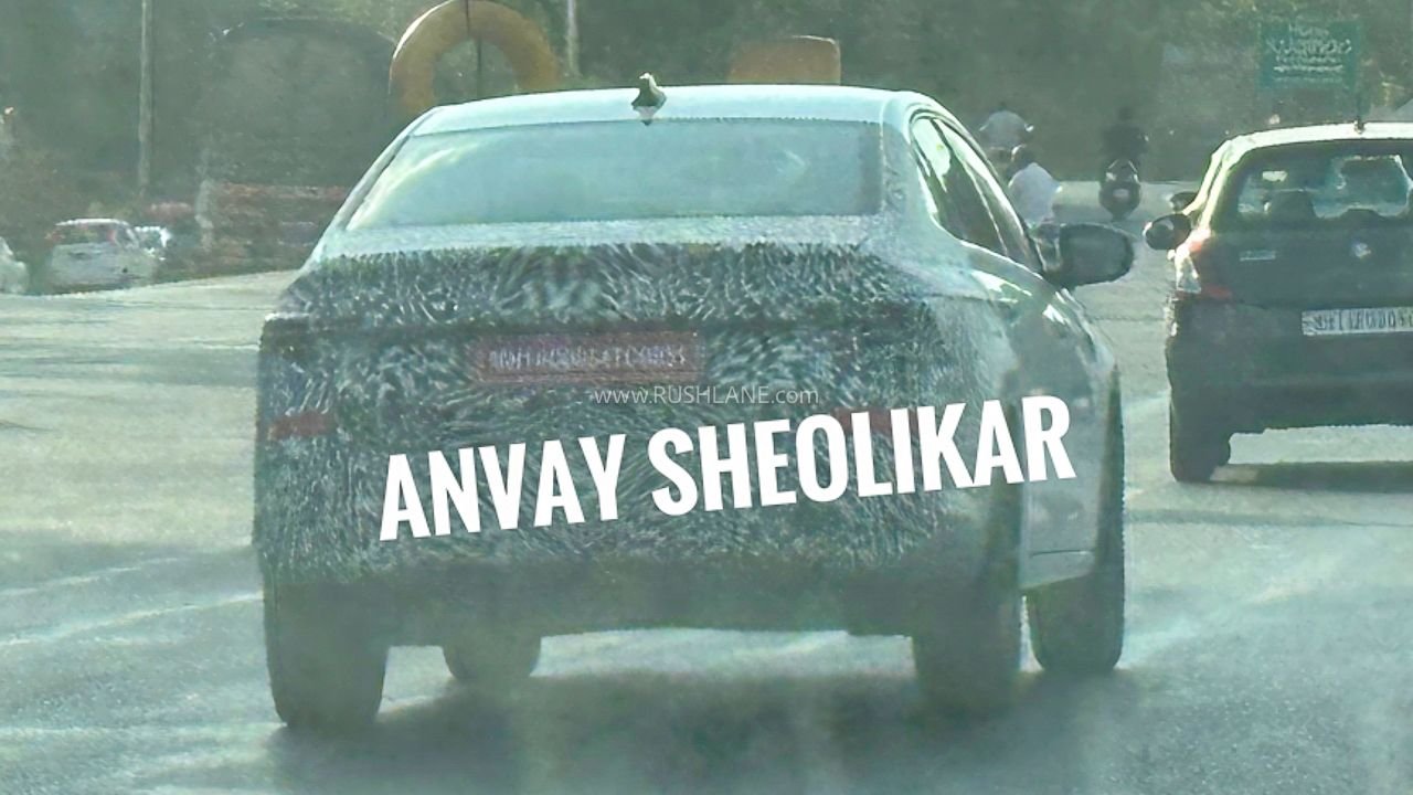 2026 Skoda Slavia facelift spied