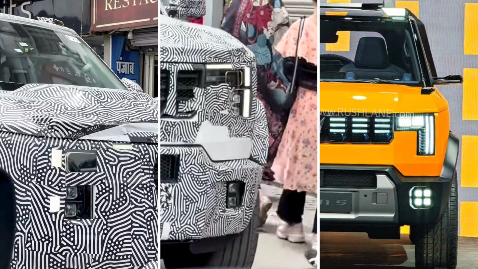 Mahindra Vision S spied