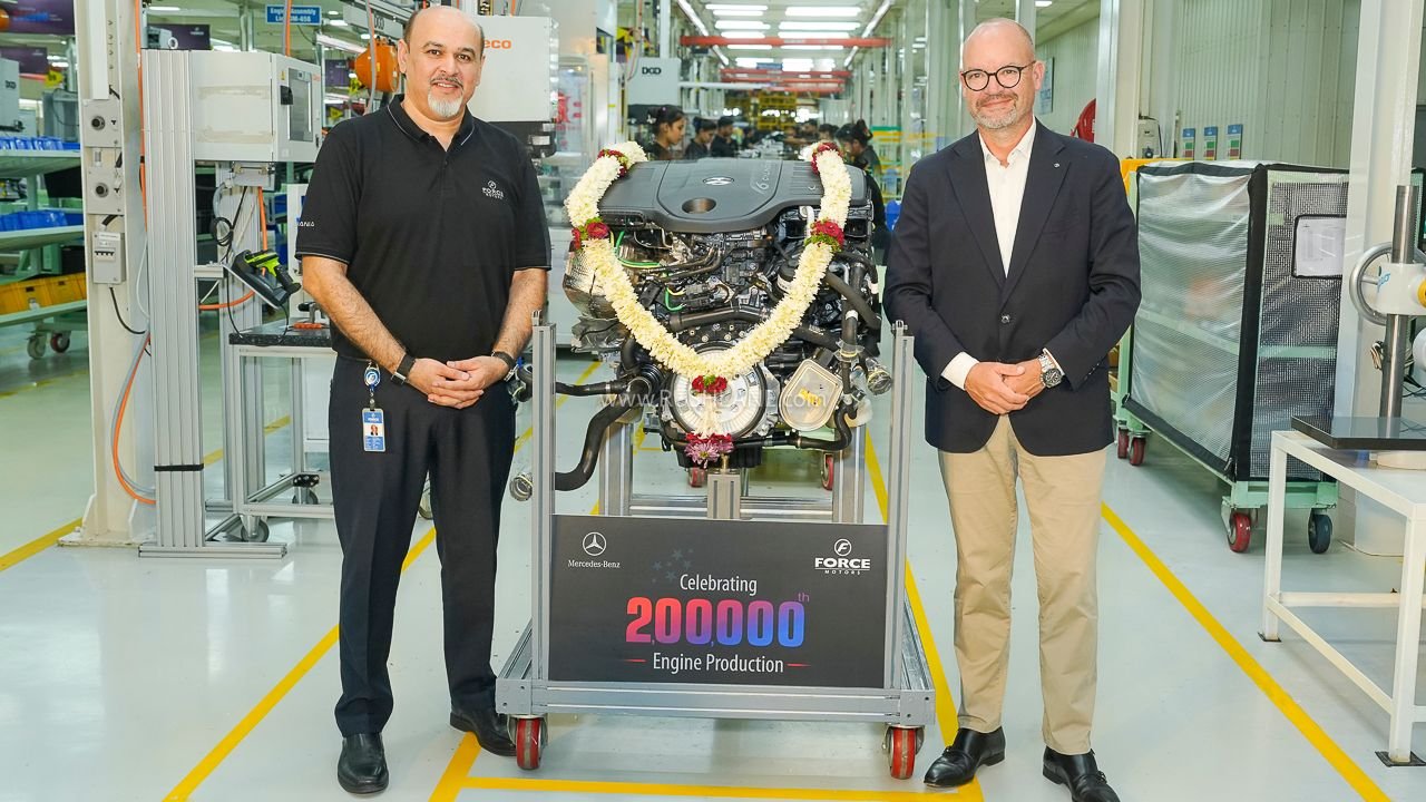 Force Motors introduces 200,000th Mercedes engine