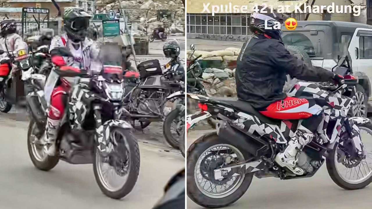 Hero Xpulse 421 ADV Fascia, headlights spied