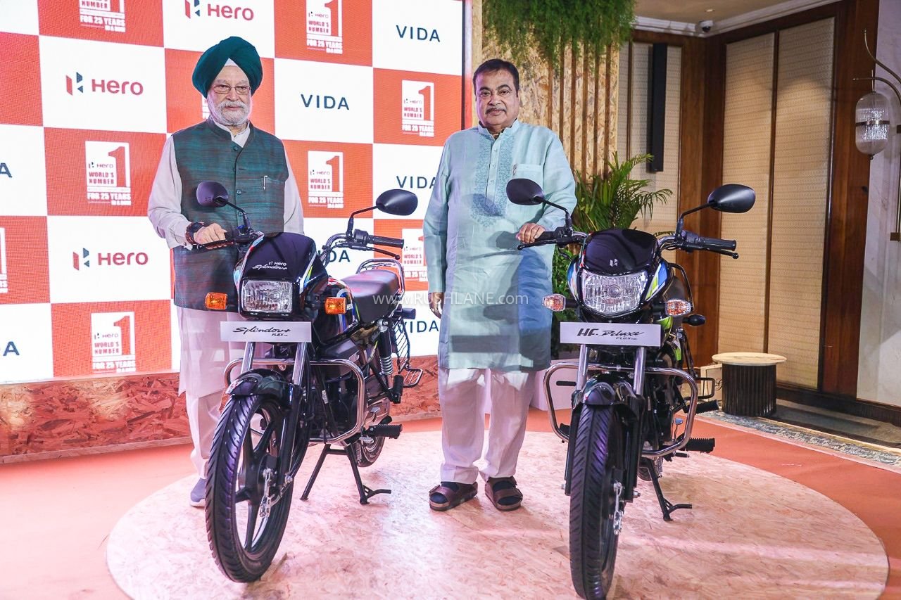 Hero launched 2 new flex fuel motorcycles a few days ago