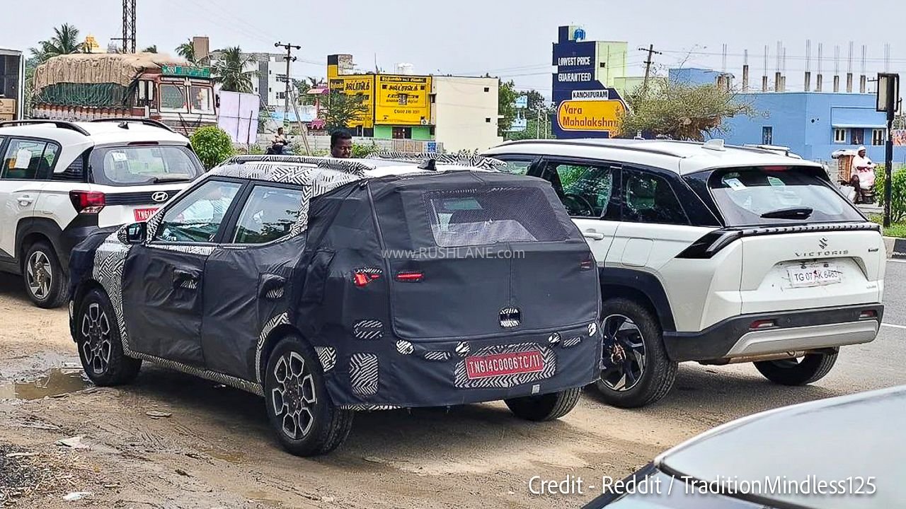 Hyundai Bayon SUV spied
