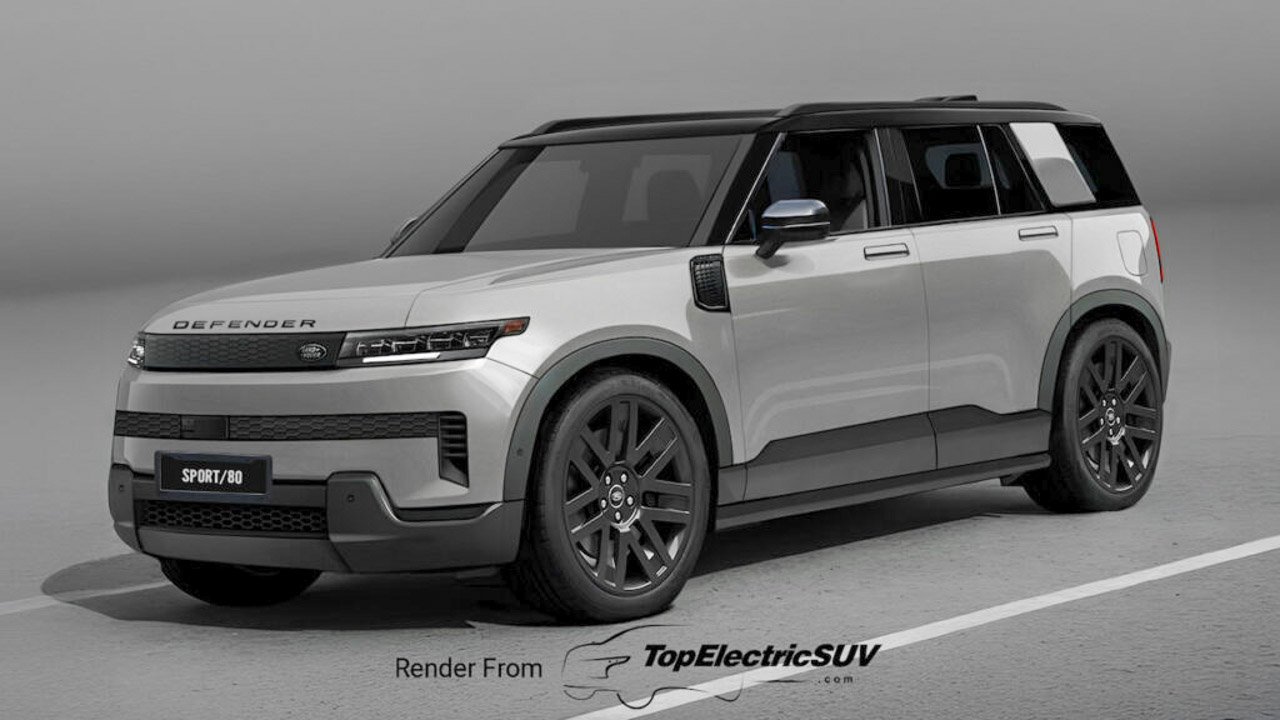 Land Rover Baby Defender renders: Credit - Top Electric SUVs