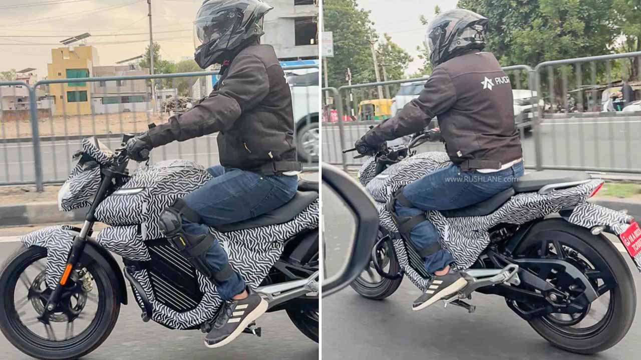 New Avor electric motorcycle spied